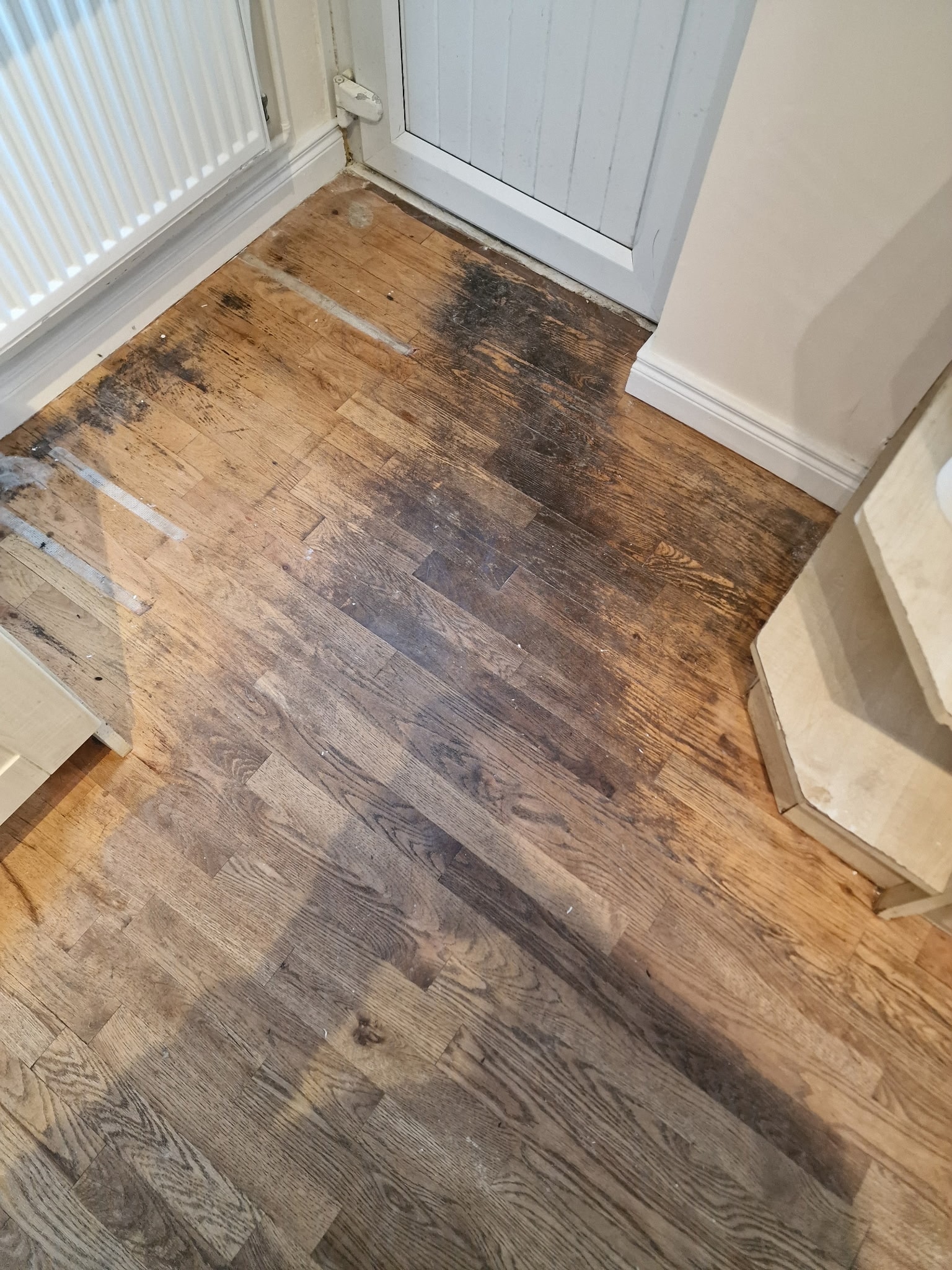 Period Farmhouse, Armagh — before floor sanding