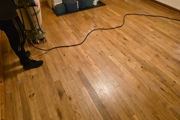 Victorian Terrace, Belfast — before floor sanding