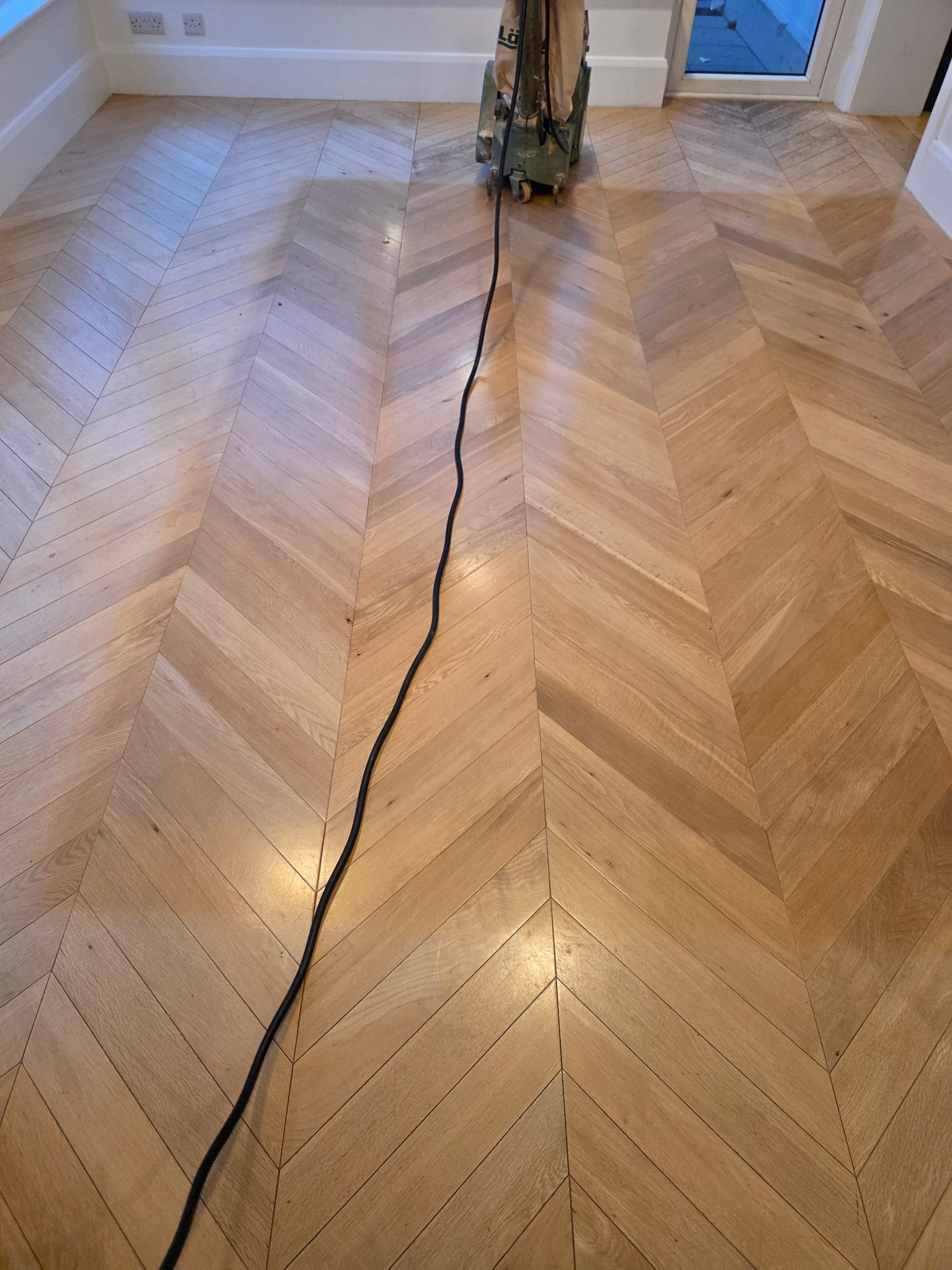 Office Fit-Out, Ballymena — before floor sanding